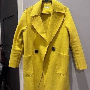 Dex Vibrant Yellow Trench Coat